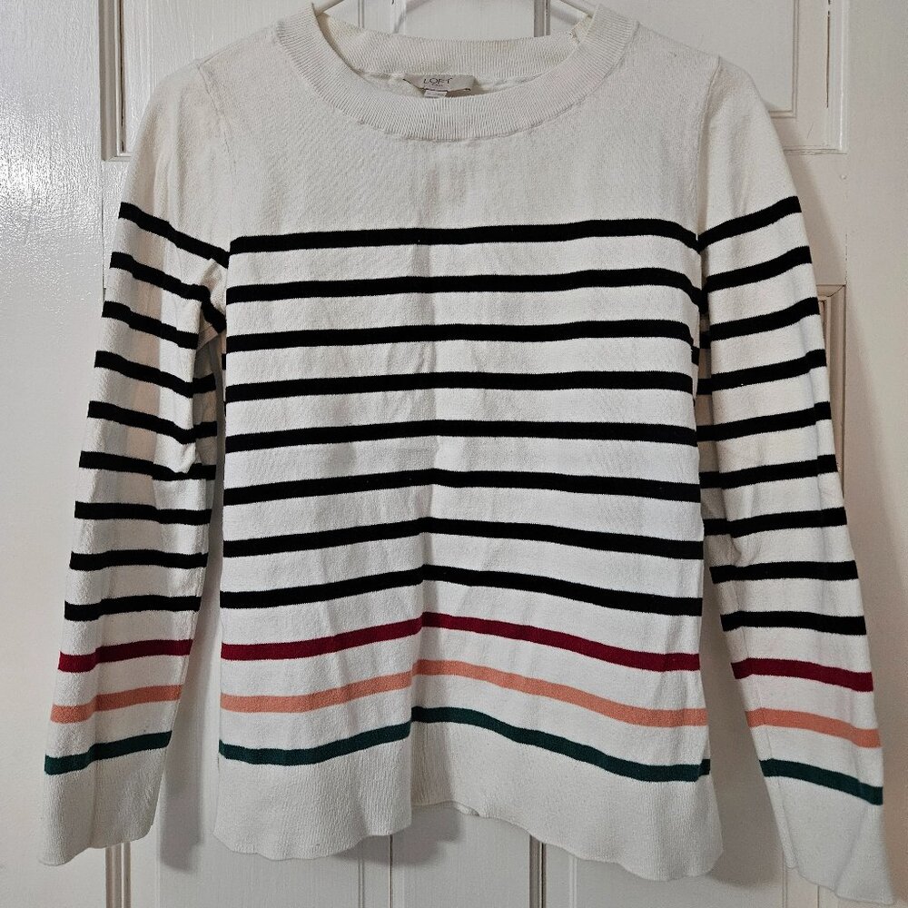 Ladies Striped Sweater
